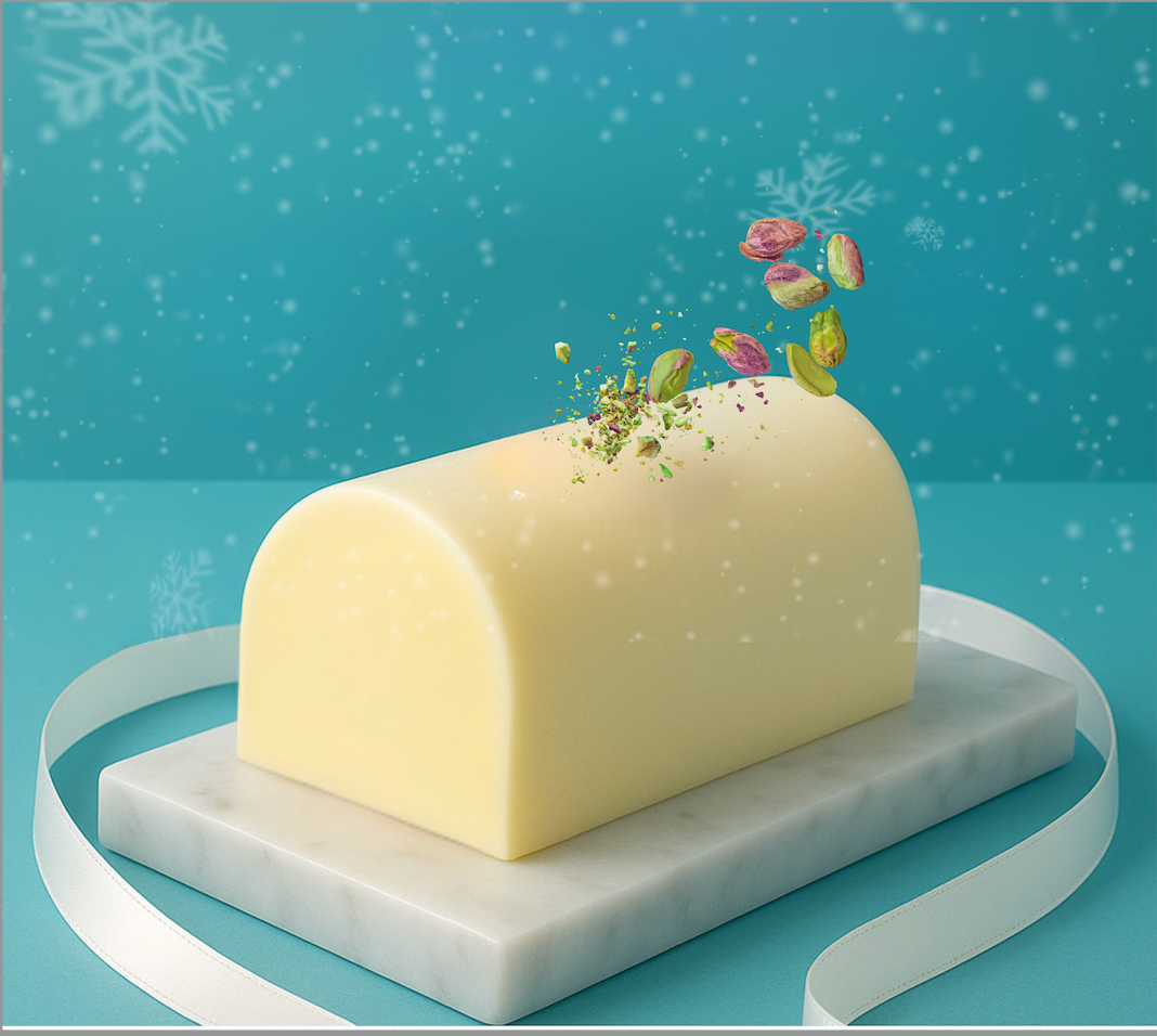 Bûche Fior di Latte & Pistache